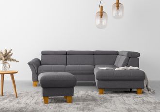 HOME AFFAIRE Ecksofa »Lindgren L-Form« wahlweise mit TV-Funktion, Stauraum und Kopfteilverstellung