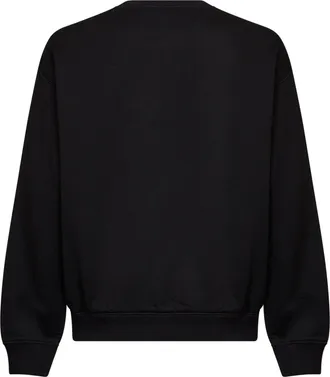 Dolce & Gabbana Mens Crewneck Sweatshirt Black Cotton Sweatshirts Sweater