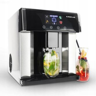 OEM Dispensador De Agua Y M&aacute;quina De Hielo 2 En 1 Krexus 15 Kg/24 H 150 W Inox