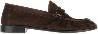 Saint Laurent Stijlvolle Loafers voor Mannen - Heren - Loafers - Bruin - 43 EU - Schoenen