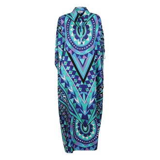 Pucci Kleedjes, Dames, Veelkleurig, S, Katoen, Vivara Kaftan