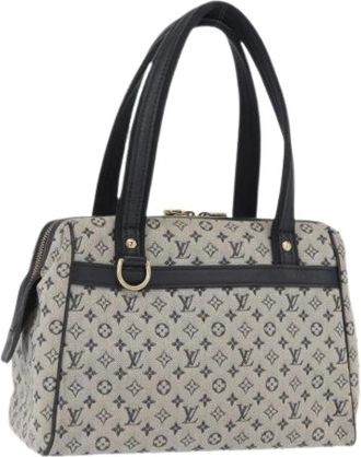 Louis Vuitton Pre-owned Handbags, female, Blue, Size: ONE SIZE Pre-owned Canvas Handbag