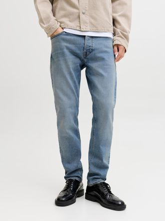 Jack & Jones Comfort-fit-Jeans JACK & JONES JJIMIKE JJCOOPER ST 335 BF, Herren, Gr. 29, L&auml;nge 30, light blau denim, Denim/Jeans, Obermaterial: 99% Baumwolle, 1% El