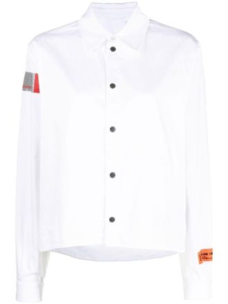 Heron Preston Blouse met logopatch - Wit