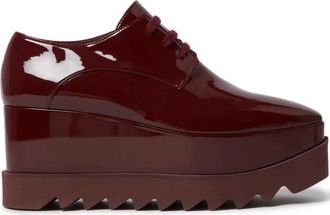 Stella McCartney Oxford Elyse Shiny 80mm - Rosso