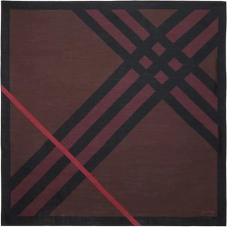Burberry Foulard a quadri - Rosso