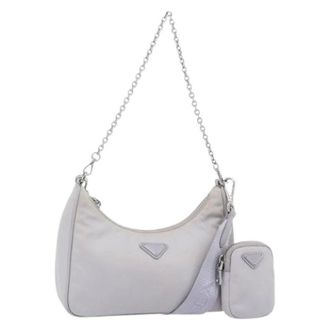 Prada Pre-owned Cross Body Bags, female, Purple, Size: ONE SIZE Pre-owned Vintage Shoulder Bag