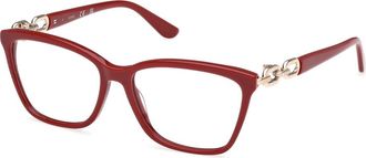 Guess Gu 50181 Optical Frame - Dames - Brillen - Rood - 54 MM - Accessoires