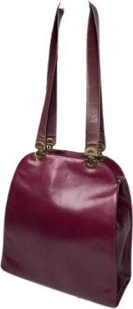 Celine Pre-owned Vintage Schoudertas - Dames - Vintage Schoudertas - Rood - ONE Size - Leer - Vintage