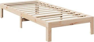 vidaXL Family Bed Frame No Mattress 270x200 cm Solid Wood Pine Vidaxl