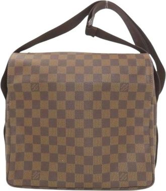 Louis Vuitton Pre-owned Cross Body Bags, female, Brown, Size: ONE SIZE Pre-owned Damier Canvas Shoulder Bag