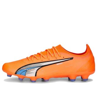 Puma Ultra Ultimate Soccer Cleats Orange White 107213-01