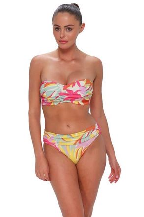 Sunsets Loretta Bandeau Bikini Swimsuit Top - DD Cup in Tropicolor Crepe at Nordstrom, Size 38