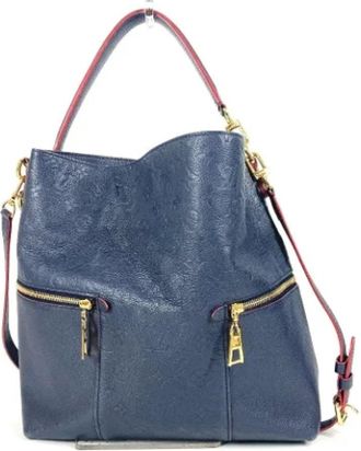 Louis Vuitton Pre-owned Vintage Monogram Empreinte Schoudertas - Dames - Vintage Schoudertas - Blauw - ONE Size - Leer - Vintage