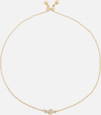 Stone and Strand 14kt gold bracelet with diamond