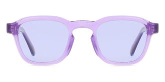 SmartBuy Collection Square Full Rim Plastic Mens Prescription Sunglasses Purple Size 47 - SmartBuy Collection