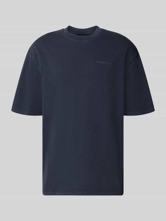 Pegador Oversized T-Shirt mit Logo-Stitching in Dunkelblau, Gr&ouml;&szlig;e XXL