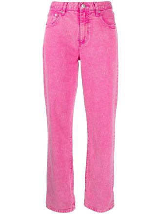 Michael Michael Kors Jeans dritti con vita media - Rosa