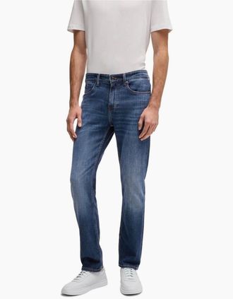 HUGO BOSS Mens Slim Fit Five Pocket Jeans - Blue - Size: 38W xl