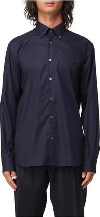 Brooksfield Heren, Overhemden, Blauw, Maat: 4XS Katoen