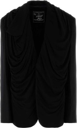 Y / Project Black Stretch Twill Oversize Blazer