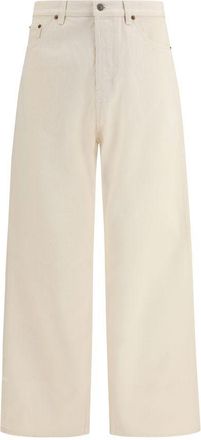 Valentino Garavani Beige Cotton Casual Mens Pants