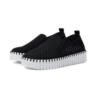 Ilse Jacobsen Womens Tulip 141 Slip-On Shoes In Black Dragon