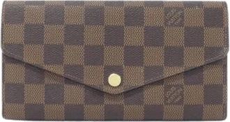 Louis Vuitton Pre-owned Wallets, female, Brown, Size: ONE SIZE Pre-owned Canvas Wallet