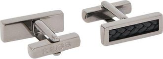 Reiss Leather Cufflinks