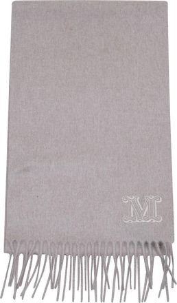 Max Mara Wsdalia Classic Scarf - Dames - Wintersjaals - Grijs - ONE Size - Kasjmier - Accessoires