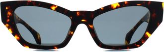 Versace Cat Eye Womens Havana Dark Grey VE4488U - Brown - One Size