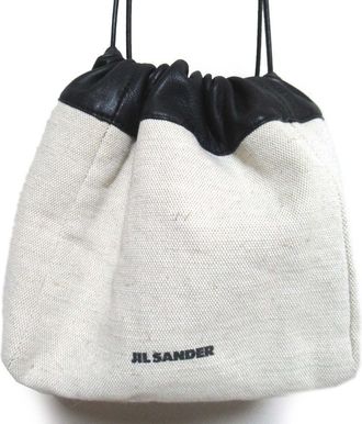 Jil Sander Reversible Drawstring Shoulder Bag