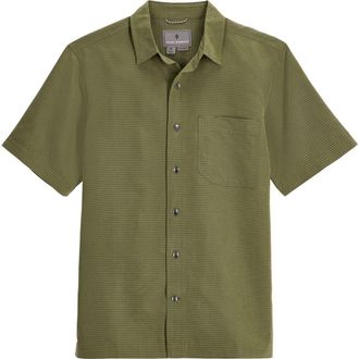 Royal Robbins Desert Pucker Button-Up Shirt in Olive at Nordstrom, Size Xx-Large