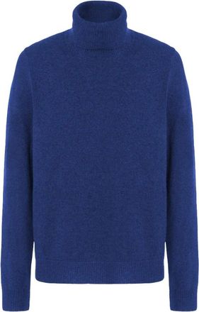 Malo Jersey de cuello alto de lana y cachemira - Knitwear - Hombre - Azul - XL