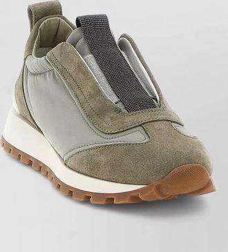 Brunello Cucinelli runners sneakers pull tab rubber sole