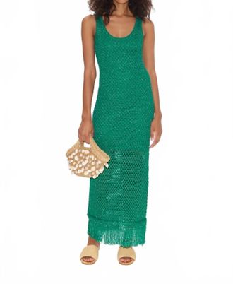 Simon Miller Roca Crochet Dress In Gummy Green