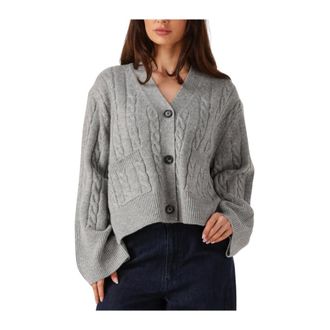 Second Female Dames, Truien, Grijs, Maat: S Wol