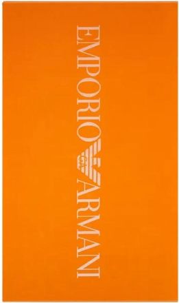 Emporio Armani Home, unisex, Oranje, ONE Size, Telo Mare Handdoek