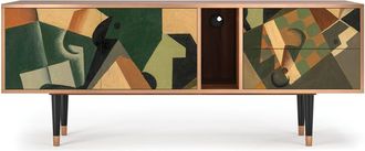 StoryZ Mueble de TV multicolores 2 cajones y 2 puertas L 170 cm