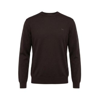 Harmont & Blaine Trui met ronde hals - Heren - Truien - Bruin - Maat: M Wol