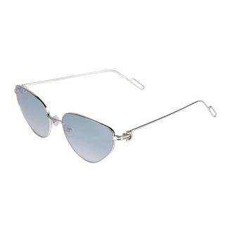 Cartier Sunglasses, unisex, Gray, Size: 57 MM Ct0155S Cat-eye Sunglasses