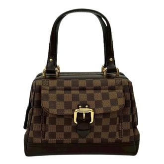Louis Vuitton Tweedehands Canvas handtassen - Dames - Pre-owned - Bruin - Maat: ONE Size