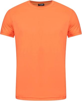 Dsquared2 T-shirt Icon con stampa - Arancione