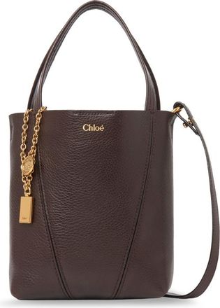 Chlo&eacute; Spin Leather Bucket Bag