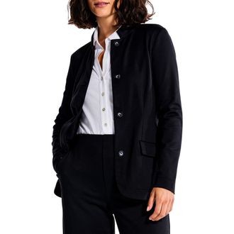 Nic+Zoe Ponte Blazer in Black Onyx at Nordstrom Rack, Size Petite P
