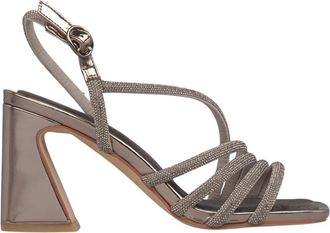 Alma En Pena Sandalen met bandjes - Dames - Sandalen met hakken - Grijs - 38 EU - Schoenen