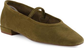 Seychelles Sweetheart Mary Jane Flat in Olive at Nordstrom, Size 9.5