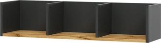 Vicco Estante de pared Tomy, Antracita/roble dorado, 90 x 20 cm