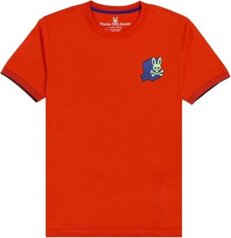 Psycho Bunny T-shirt Asher 3D - Rosso