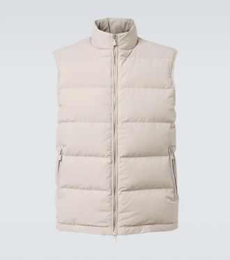 Eleventy Wool-blend down vest